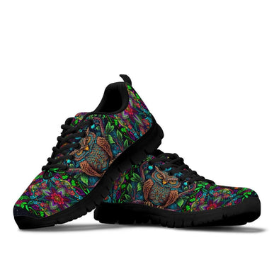 Ornate Jungle Owl Sneakers - Crystallized Collective