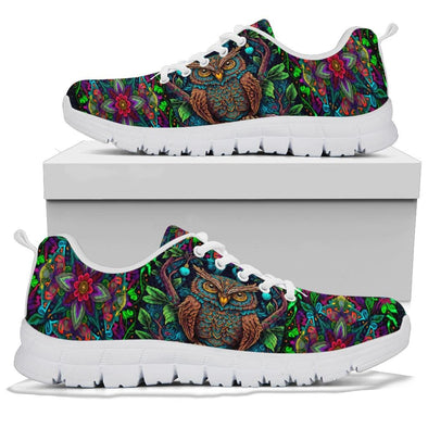 Ornate Jungle Owl Sneakers - Crystallized Collective