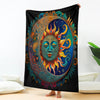 Ornate Sun and Moon Premium Blanket - Crystallized Collective