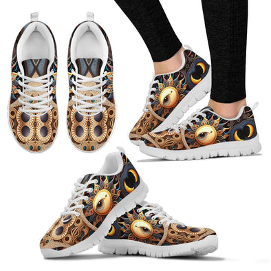 Ornate Sun and Moon Sneakers - Crystallized Collective