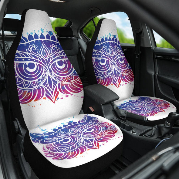 Owl Psychedelic Car Seat Cover - Crystallized Collective