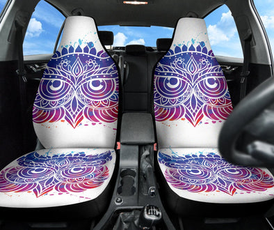 Owl Psychedelic Car Seat Cover - Crystallized Collective
