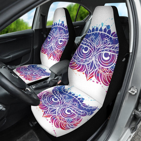 Owl Psychedelic Car Seat Cover - Crystallized Collective