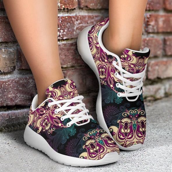 Paisley Mandala 1 Sport Sneakers - Crystallized Collective
