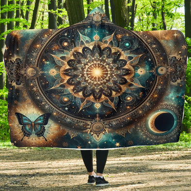 Power Mandala Hooded Blanket - Crystallized Collective