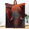 Premium Boho Elephant Blanket - Crystallized Collective