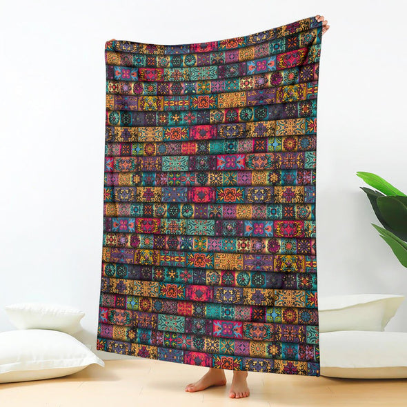 Premium Boho Vibes Blanket - Crystallized Collective