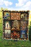 Premium Book Lover Quilt - Crystallized Collective