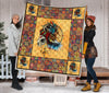 Premium Lion Mandala Quilt - Crystallized Collective