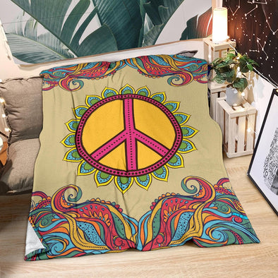Premium Mandala of Peace Blanket - Crystallized Collective