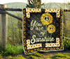 Premium Sunshine Sunflower Quilt - Crystallized Collective