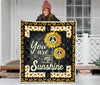 Premium Sunshine Sunflower Quilt - Crystallized Collective