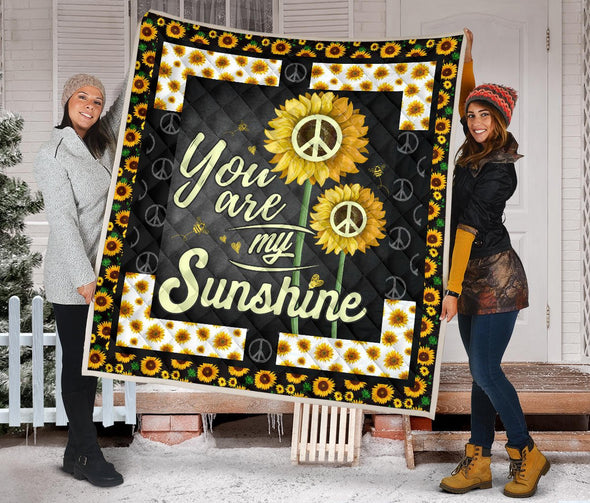 Premium Sunshine Sunflower Quilt - Crystallized Collective