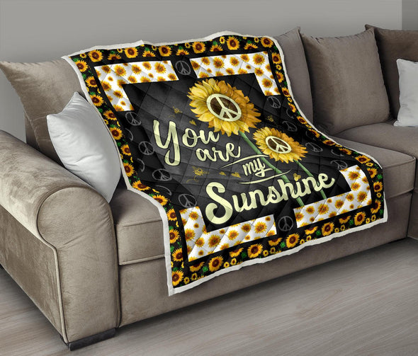 Premium Sunshine Sunflower Quilt - Crystallized Collective