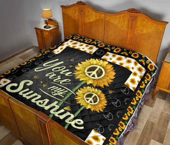 Premium Sunshine Sunflower Quilt - Crystallized Collective