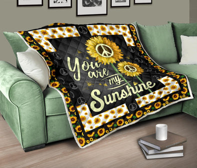 Premium Sunshine Sunflower Quilt - Crystallized Collective