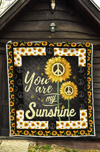 Premium Sunshine Sunflower Quilt - Crystallized Collective