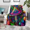 Premium Trippy Psychedelic Blanket - Crystallized Collective