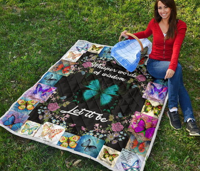 Premium Wise Butterflies Quilt - Crystallized Collective
