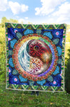 Premium Yin Yang Mandala Quilt - Crystallized Collective