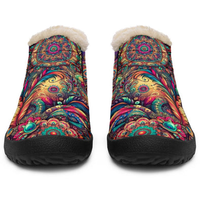 Psychcedelic Boho Life Winter Sneakers - Crystallized Collective