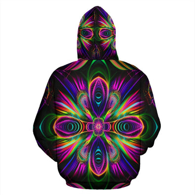Psychedelic Abstract Kaleidescope Hoodie - Crystallized Collective