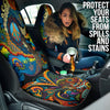 Psychedelic Abstract Peace Hippie Car Seat Cover - Crystallized Collective