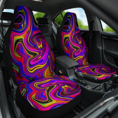 Psychedelic Abstract Seat Covers - Crystallized Collective