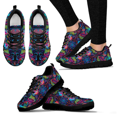 Psychedelic Abstract V2 Sneakers - Crystallized Collective