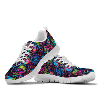 Psychedelic Abstract V2 Sneakers - Crystallized Collective
