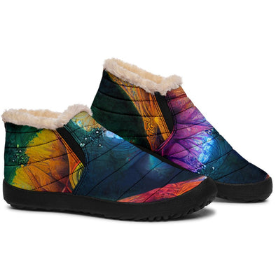 Psychedelic Abstract Winter Vibe Sneakers - Crystallized Collective