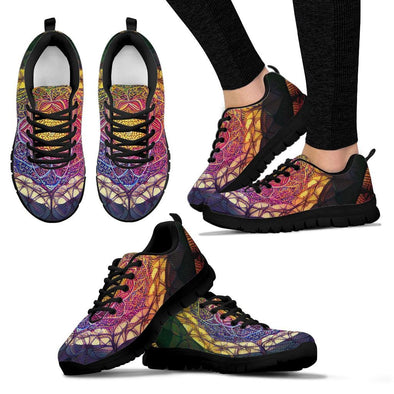 Psychedelic Alhambra Mandala Sneakers - Crystallized Collective