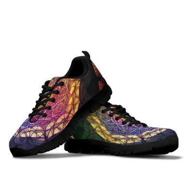 Psychedelic Alhambra Mandala Sneakers - Crystallized Collective