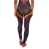 Psychedelic Alhambra Mandala: Vibrant Pink High-Waist Yoga Legging - Crystallized Collective