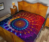 Psychedelic Art Mandala Premium Quilt - Crystallized Collective