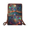 Psychedelic Chakra Mandala Canvas Satchel Bag - Crystallized Collective