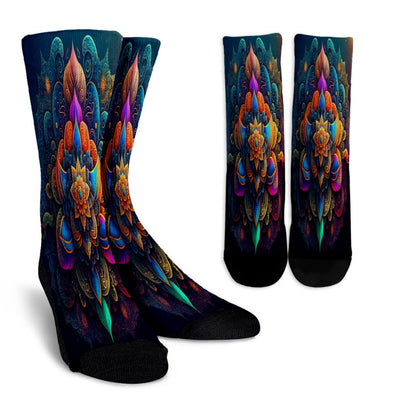 Psychedelic Chakra Socks - Crystallized Collective