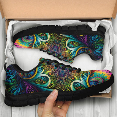Psychedelic Colors Sneakers - Crystallized Collective