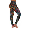 Psychedelic Dragonfly Bliss: High Waist Yoga Legging - Crystallized Collective