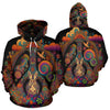 Psychedelic Hippie Peace Hoodie - Crystallized Collective