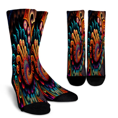 Psychedelic Holon Socks - Crystallized Collective