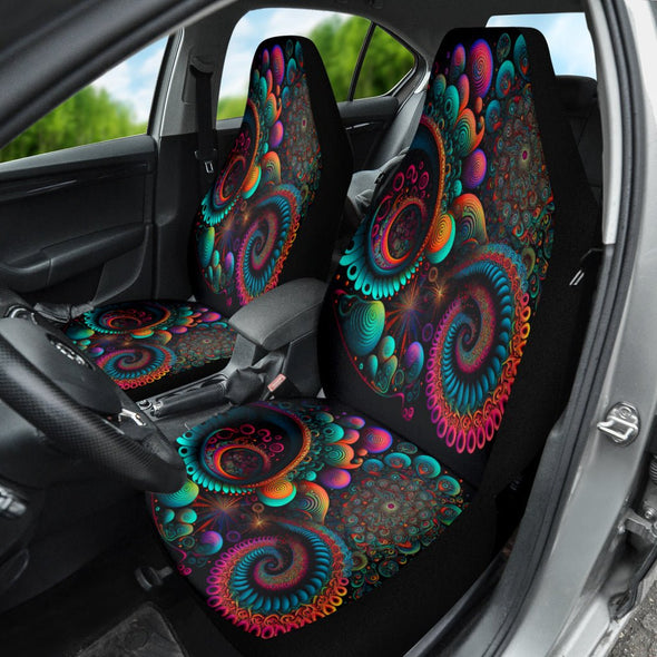 Psychedelic Holons Seat Cover - Crystallized Collective
