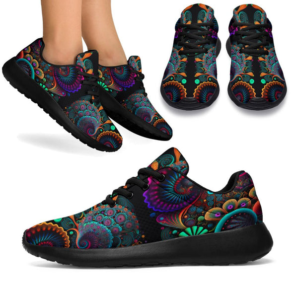 Psychedelic Holons Sport Sneakers - Crystallized Collective