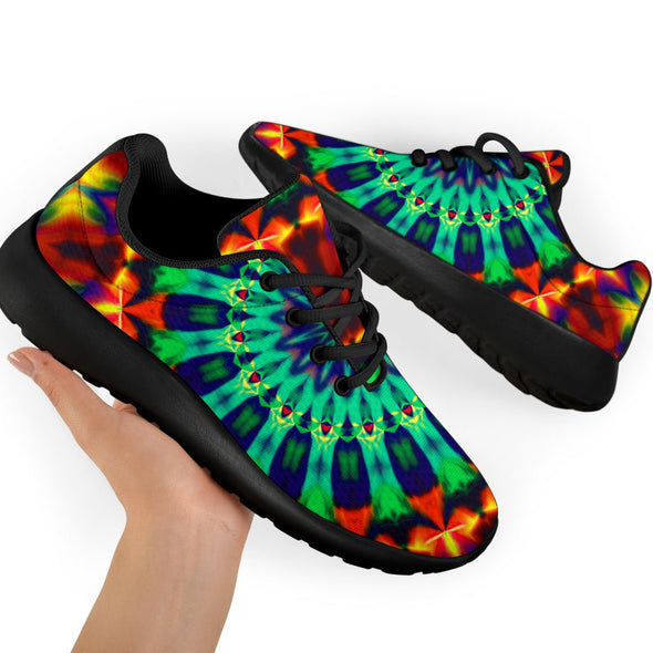 Psychedelic Mandala Sport Sneakers - Crystallized Collective