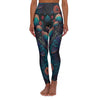 Psychedelic Peacock High Waist Yoga Legging - Crystallized Collective