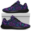 Psychedelic Purple Butterfly Sport Sneakers - Crystallized Collective