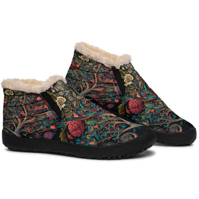 Psychedelic Tree of Eden Winter Sneakers - Crystallized Collective