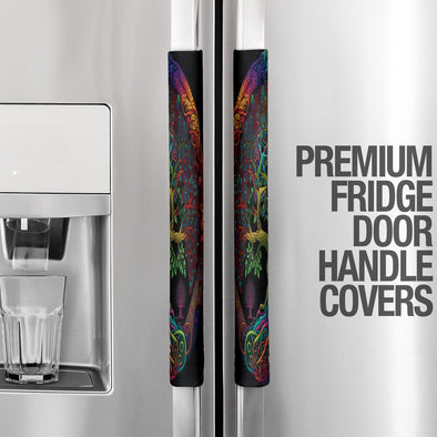 Psychedelic Tree of Life Fridge Door Handle Cover - Crystallized Collective