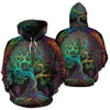 Psychedelic Tree of Life Hoodie - Crystallized Collective