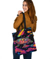Psychedelic Turtle Tote Bag - Crystallized Collective